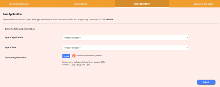 Role Application (Business Owner)