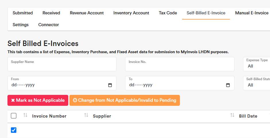 Steps For Sending Consolidated E-Invoice