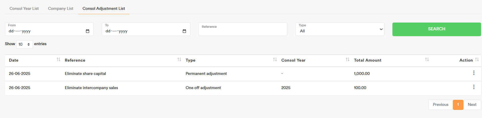 Consolidation Account Automation 11 Consolidation Account Automation 11