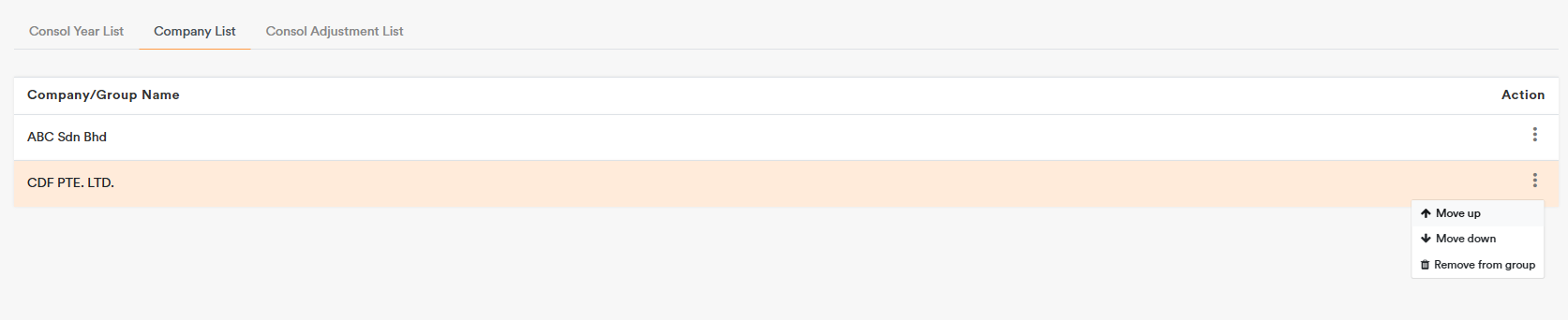 Consolidation Account Automation 6 Consolidation Account Automation 6