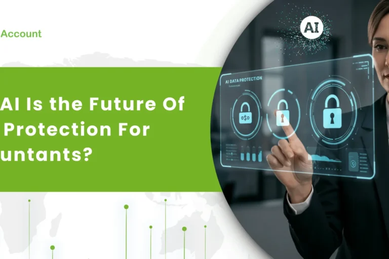 Businesswoman Using Ai Interface For Data Protection With Padlock Icons.