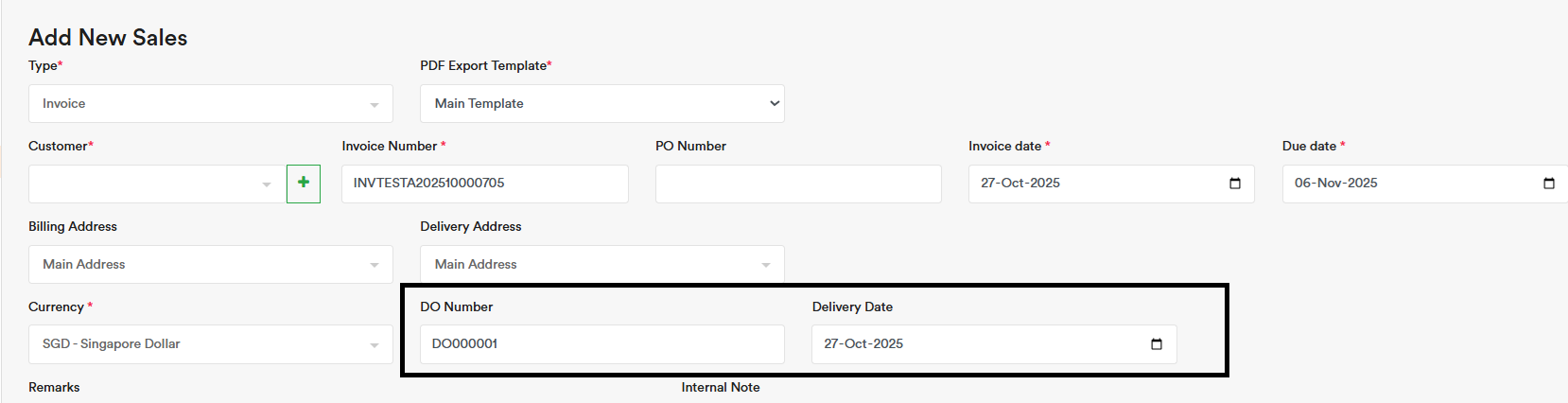 Delivery Order Settings 3 Delivery Order Settings 3