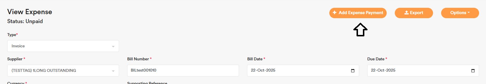 Expenses Payment Recording 2 Expenses Payment Recording 2
