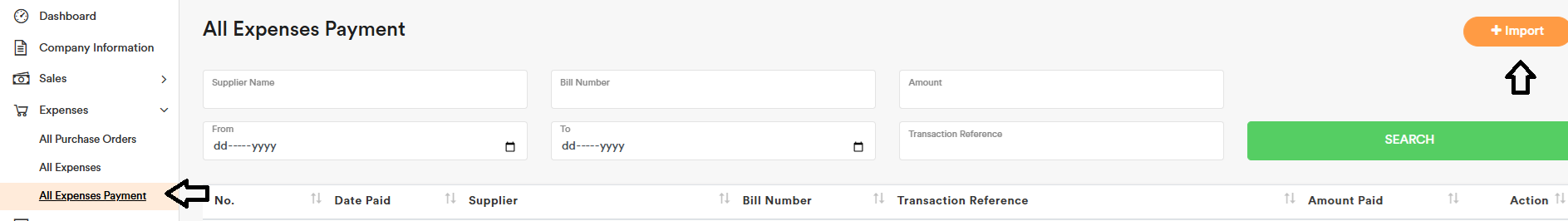 Expenses Payment Recording 3 Expenses Payment Recording 3