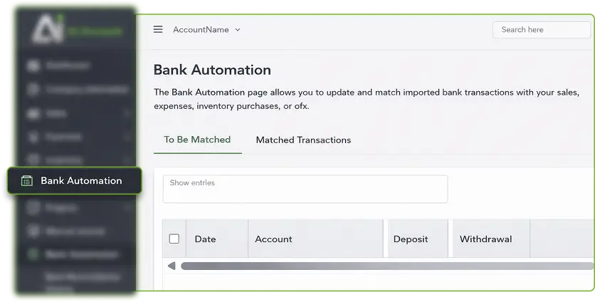 Auto-Matching of Bank Transactions