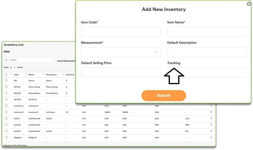 Inventory Tracking