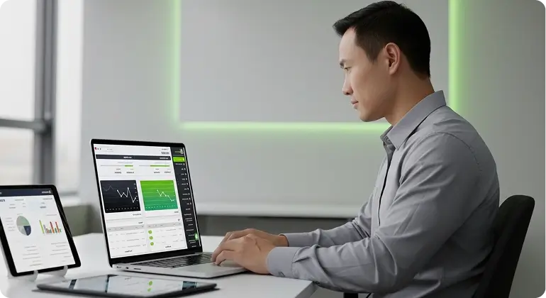 Reduced Manual Accounting Work