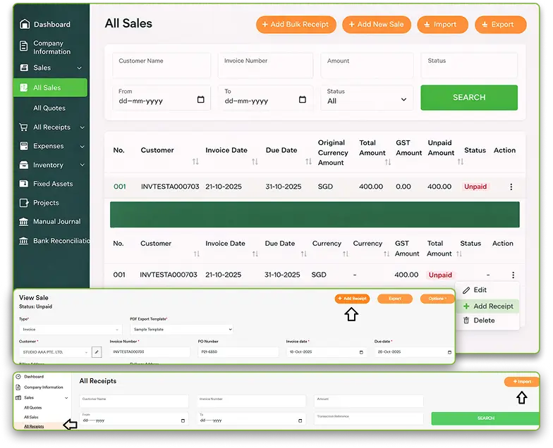 Bulk Control & Reporting