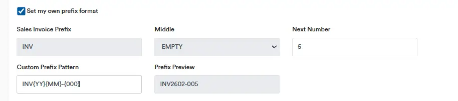 Custom-Prefix-Number-1