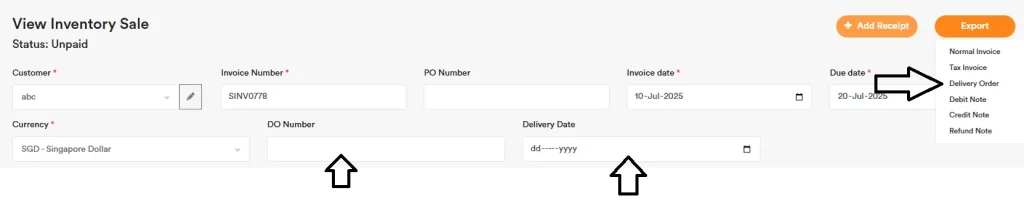 Delivery-Order