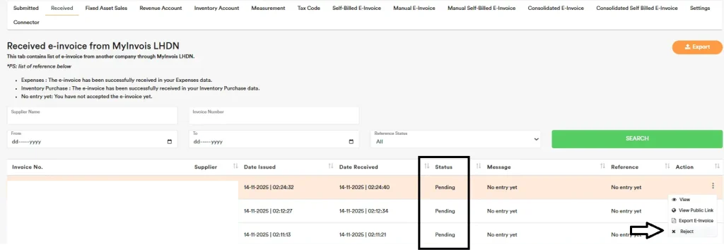 Reject-E-Invoice-Received-1