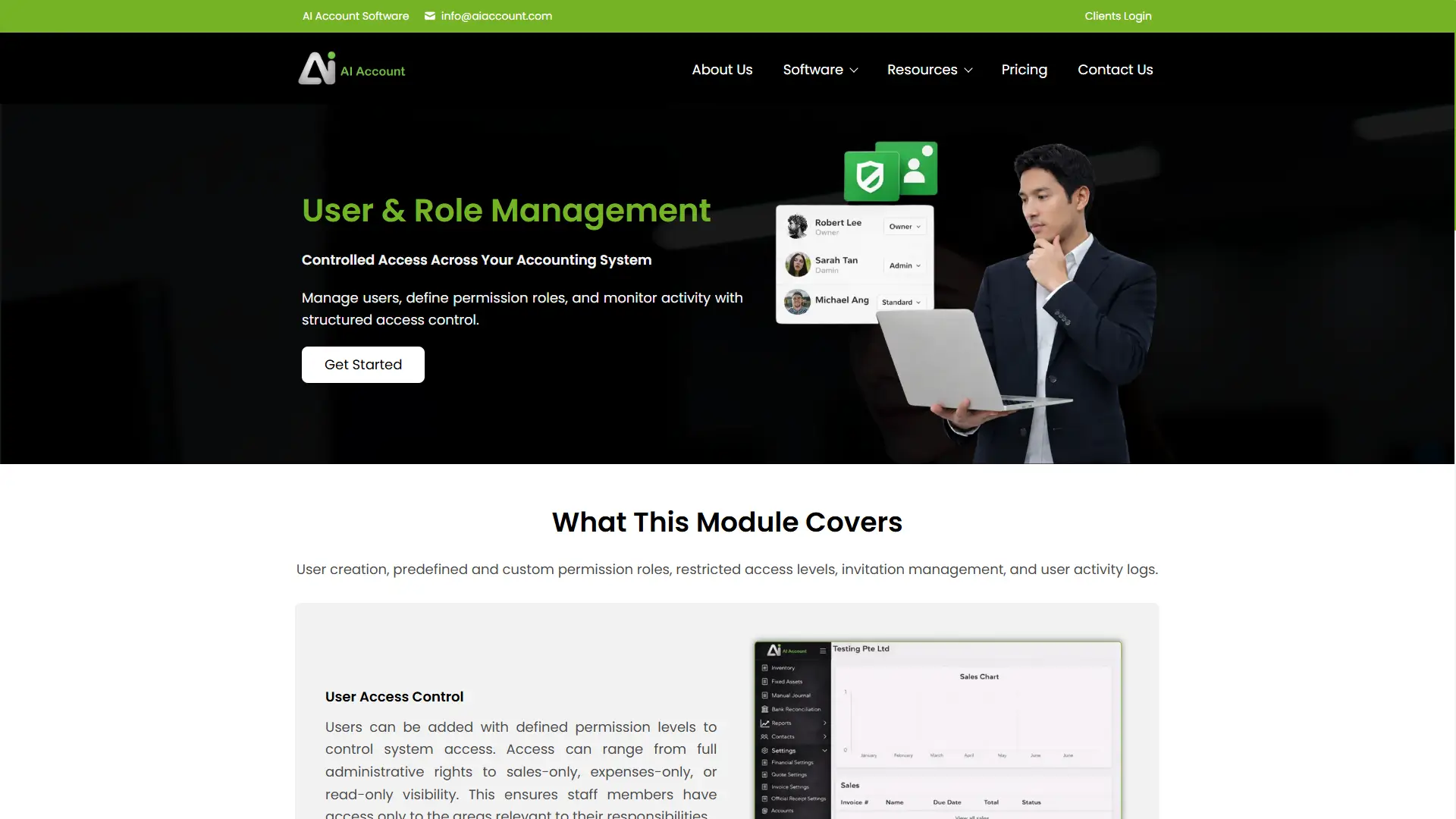 AI Account User Role Management