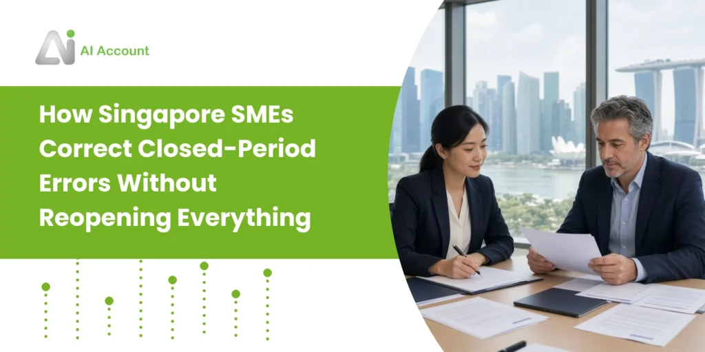 How Singapore SMEs Correct Closed-Period Errors Without Reopening Everything